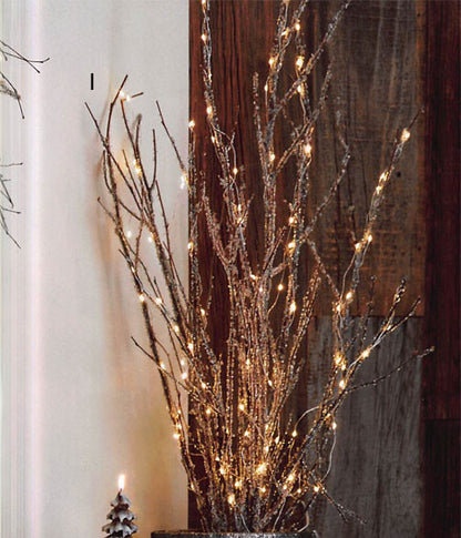 Roost Lighted Icy Wreaths & Branches