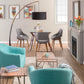LumiSource Fabrico Chair - Set of 2 | Modishstore | Dining Chairs