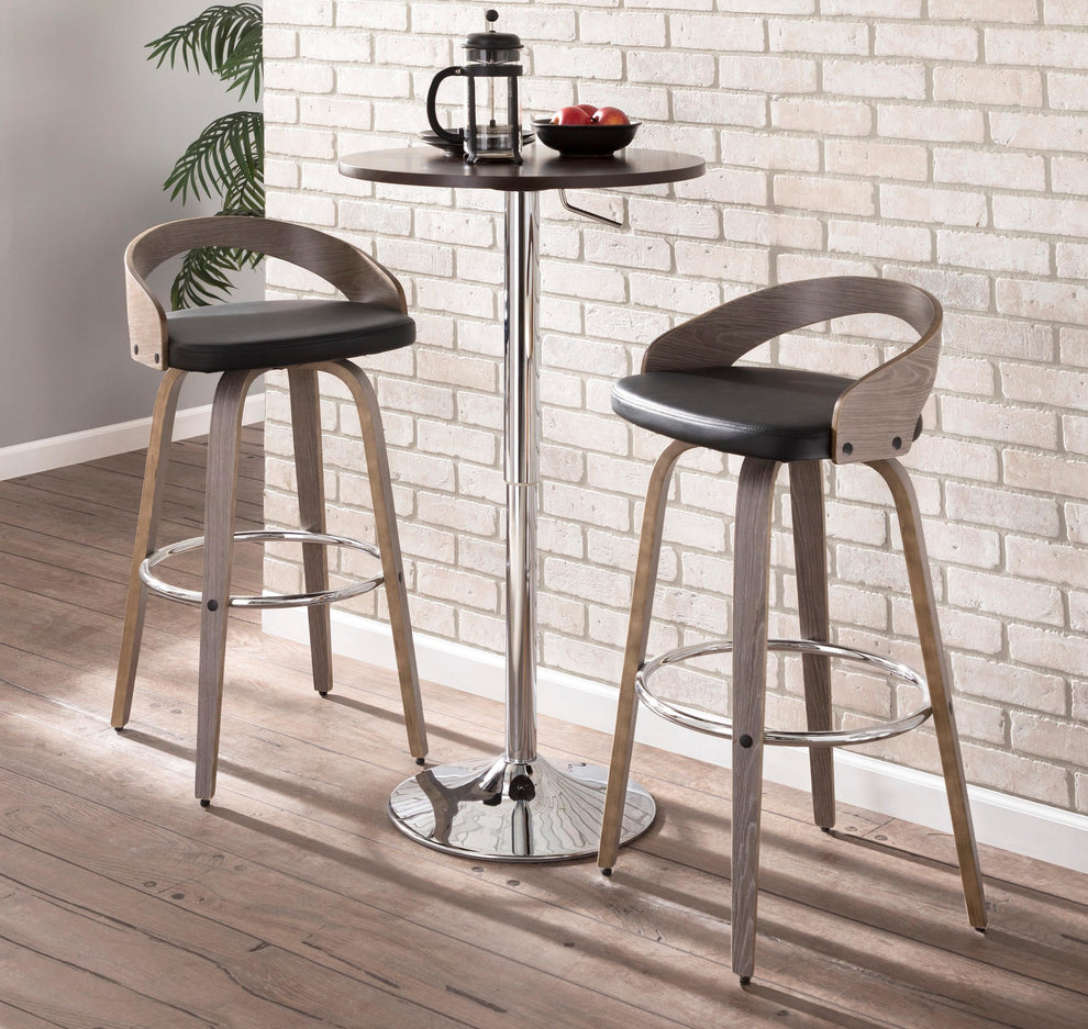 LumiSource Grotto Barstool - Set of 2 | Modishstore | Counter Stools