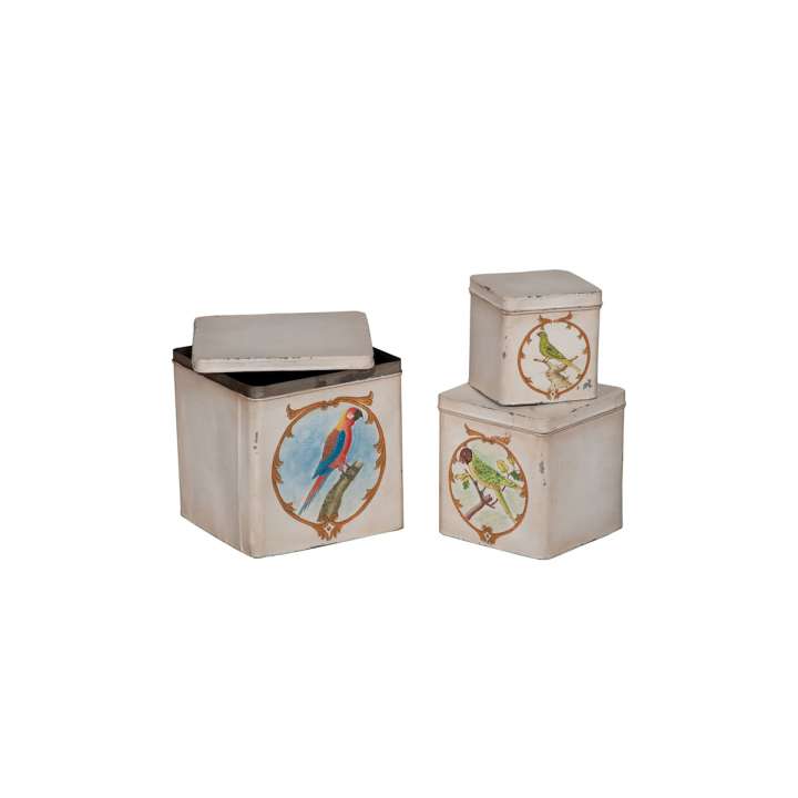 PARROT TINS ELK Home | Decorative Boxes | Modishstore