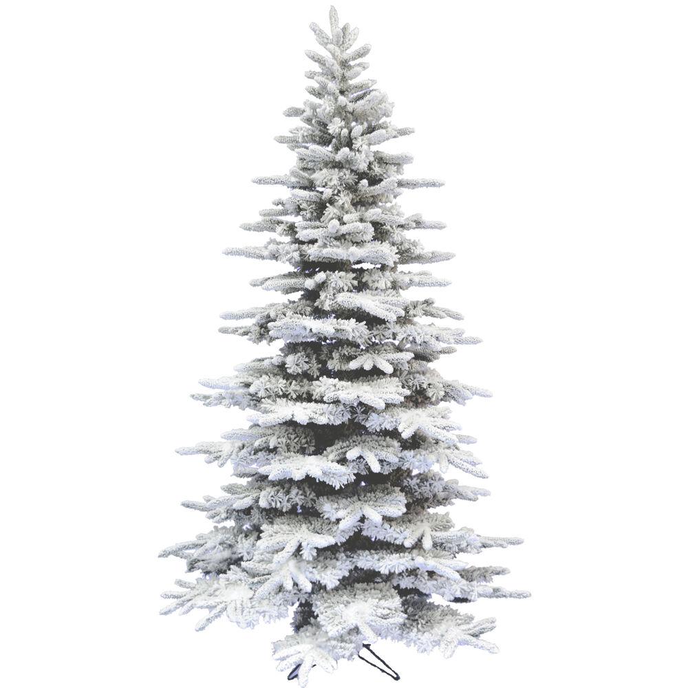 6.5-Ft. Flocked Pine Valley Christmas Tree By Fraser Hill Farm | Christmas Trees | Modishstore - 2