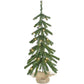 3-ft. Downswept Farmhouse Fir Christmas Tree with Burlap Bag and Warm White LED Lights By Fraser Hill Farm | Christmas Trees | Modishstore - 3