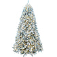 Fraser Hill Farm 9-Ft. Flocked Winter Snow Pine Christmas Tree with Warm White LED Lighting By Fraser Hill Farm | Christmas Trees | Modishstore - 4