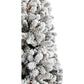 9-Ft. Flocked Alaskan Pine Christmas Tree with Clear LED String Lighting By Fraser Hill Farm | Christmas Trees | Modishstore - 4