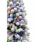 9-Ft. Flocked Alaskan Pine Christmas Tree with Multi-Color LED String Lighting By Fraser Hill Farm | Christmas Trees | Modishstore - 4