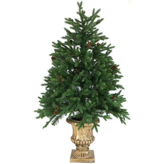 Fraser Hill Farm 4.0' Noble Fir Potted Tree-Clr LED Lgt, Battery Not Inc By Fraser Hill Farm | Christmas Trees | Modishstore