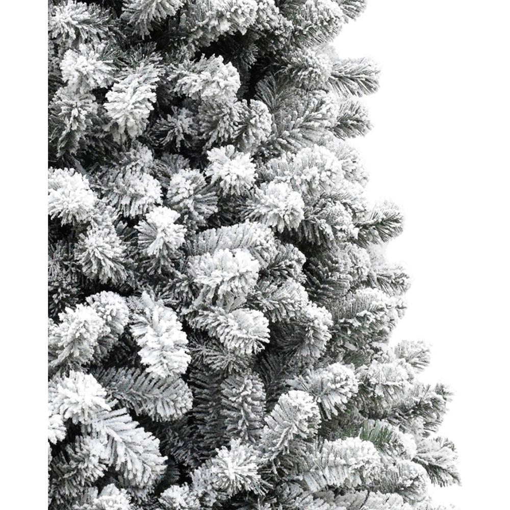 6.5-Ft. Flocked Silverton Fir Christmas Tree By Fraser Hill Farm | Christmas Trees | Modishstore - 4