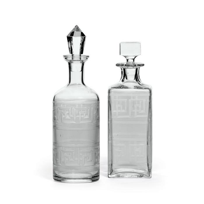 Set Of Two Moriches Decanters by GO Home
