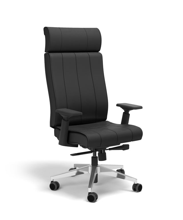 Essence Chair Black Leather By CavilUSA | Office Chairs |  Modishstore 
