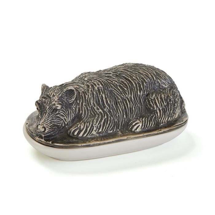Bear Butter Dish by GO Home