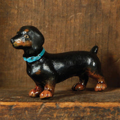 Penny the Dachshund - Cast Iron - Set Of 3 By HomArt