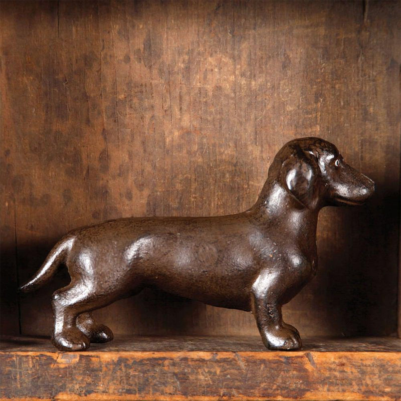 HomArt Gaston the Dachshund - Cast Iron - Set of 4 - Feature Image | Modishstore | Animals & Pets