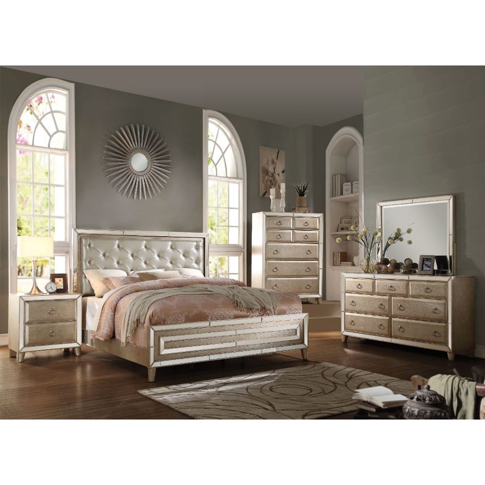 Voeville Eastern King Bed By Acme Furniture | Beds | Modishstore - 2