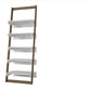 Accentuations by Manhattan Comfort Brilliant Carpina Ladder Shelf with 5 - Floating Shelves | Bookcases | Modishstore-5