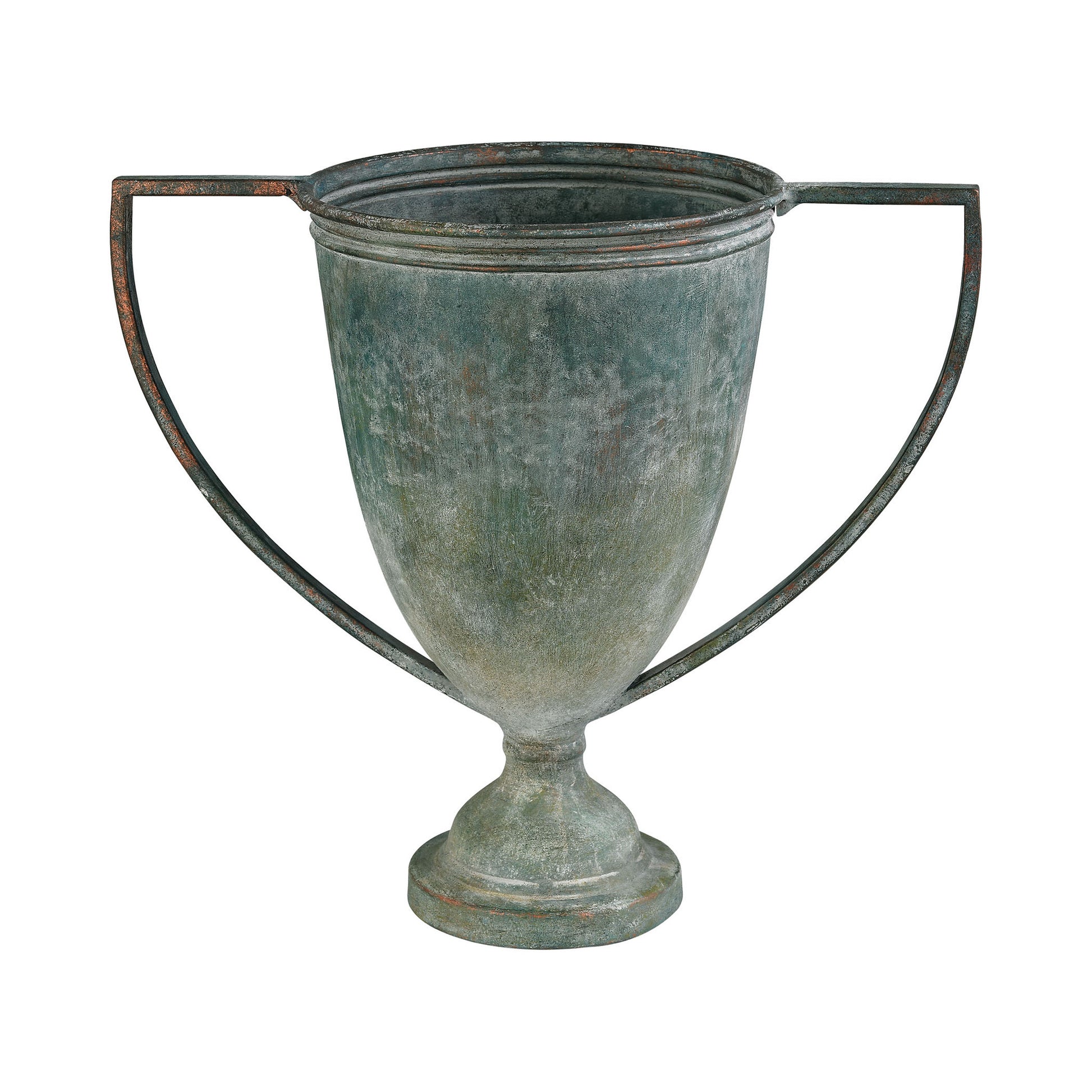 Guild Master Eared Metal Vase | Modishstore | Vases