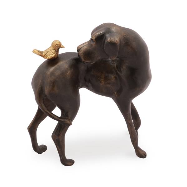 Dog and Bird Sculpture By SPI Home | Animals & Pets | Modishstore-2
