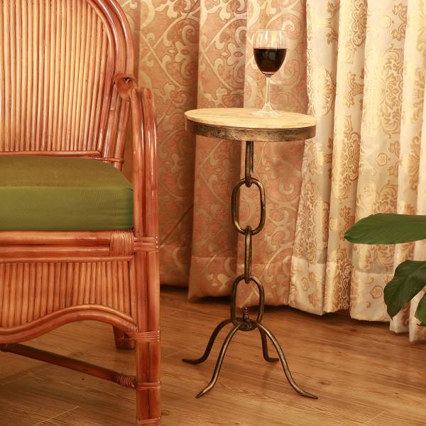 Chain Link End Table - Small By SPI Home | End Tables | Modishstore-2