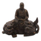 Buddha on Mystic Lion Sculptur By SPI Home | Sculptures | Modishstore