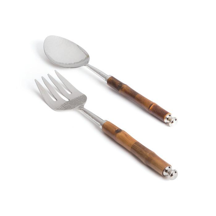 Flanagan Bamboo Serving Set - Set of 2 by GO Home