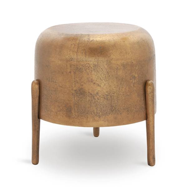 Brass Finish 3 Legged Side Table By SPI Home | Side Tables | Modishstore-3
