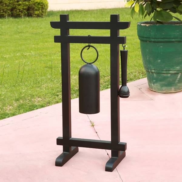 Garden Gong with Mallet By SPI Home | Outdoor Decor | Modishstore-2