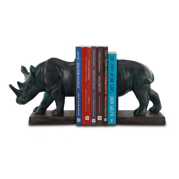 Rhinoceros Bookends By SPI Home | Bookends | Modishstore-2