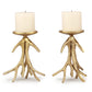 Antler Pillar Candleholders Se By SPI Home | Candle Holders | Modishstore-2