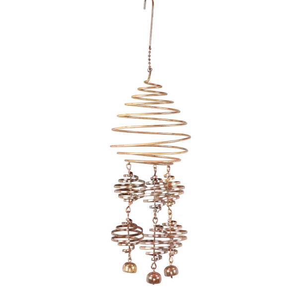 Coiled Wind Decor with Bells By SPI Home | Decor | Modishstore-3