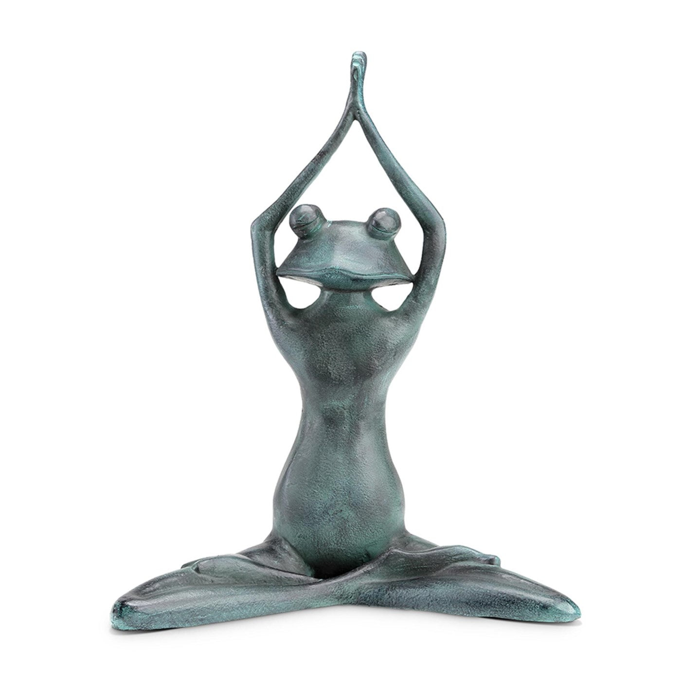 Stretching Yoga Frog Garden Sculptures By SPI Home | Sculptures | Modishstore-2