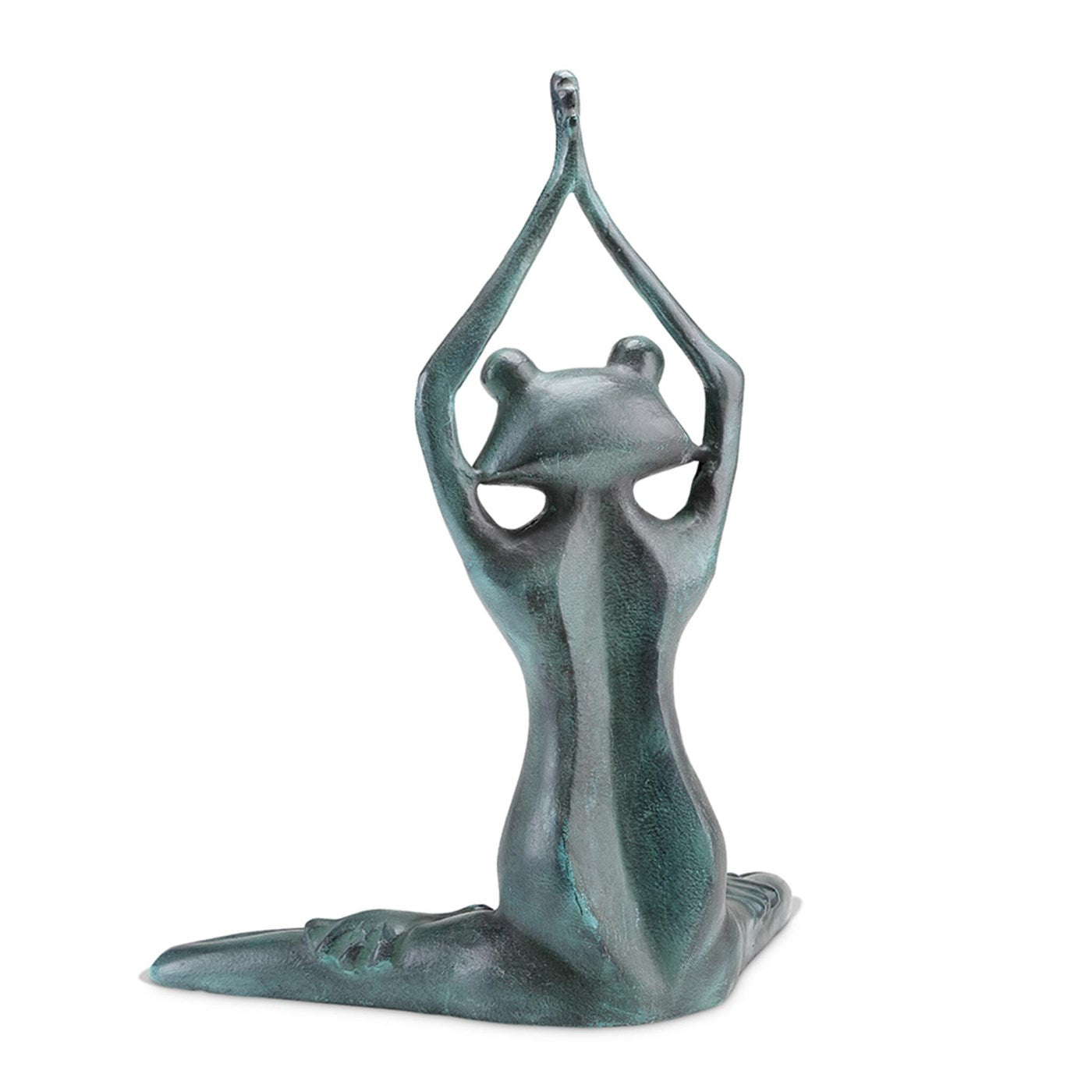 Stretching Yoga Frog Garden Sculptures By SPI Home | Sculptures | Modishstore-4