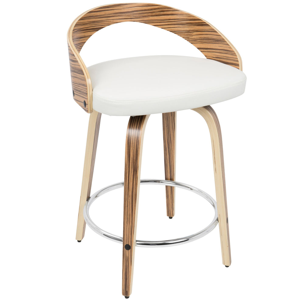LumiSource Grotto Counter Stool - Set of 2-43