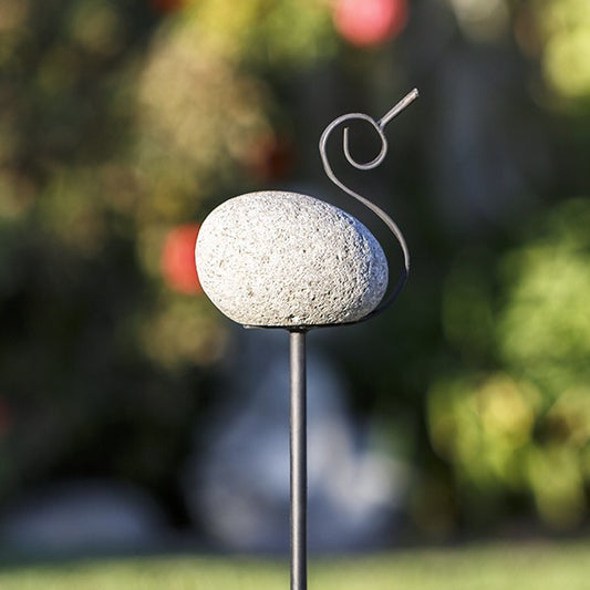 Garden Age Supply Moon Stone Garden Stake - Stone Snail 4FT  Set Of 6 | Outdoor Decor | 21611 | Modishstore