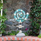 Glass Spiral Garden Stand Set of 2 by Garden Age Supply | Stands | Modishstore-2