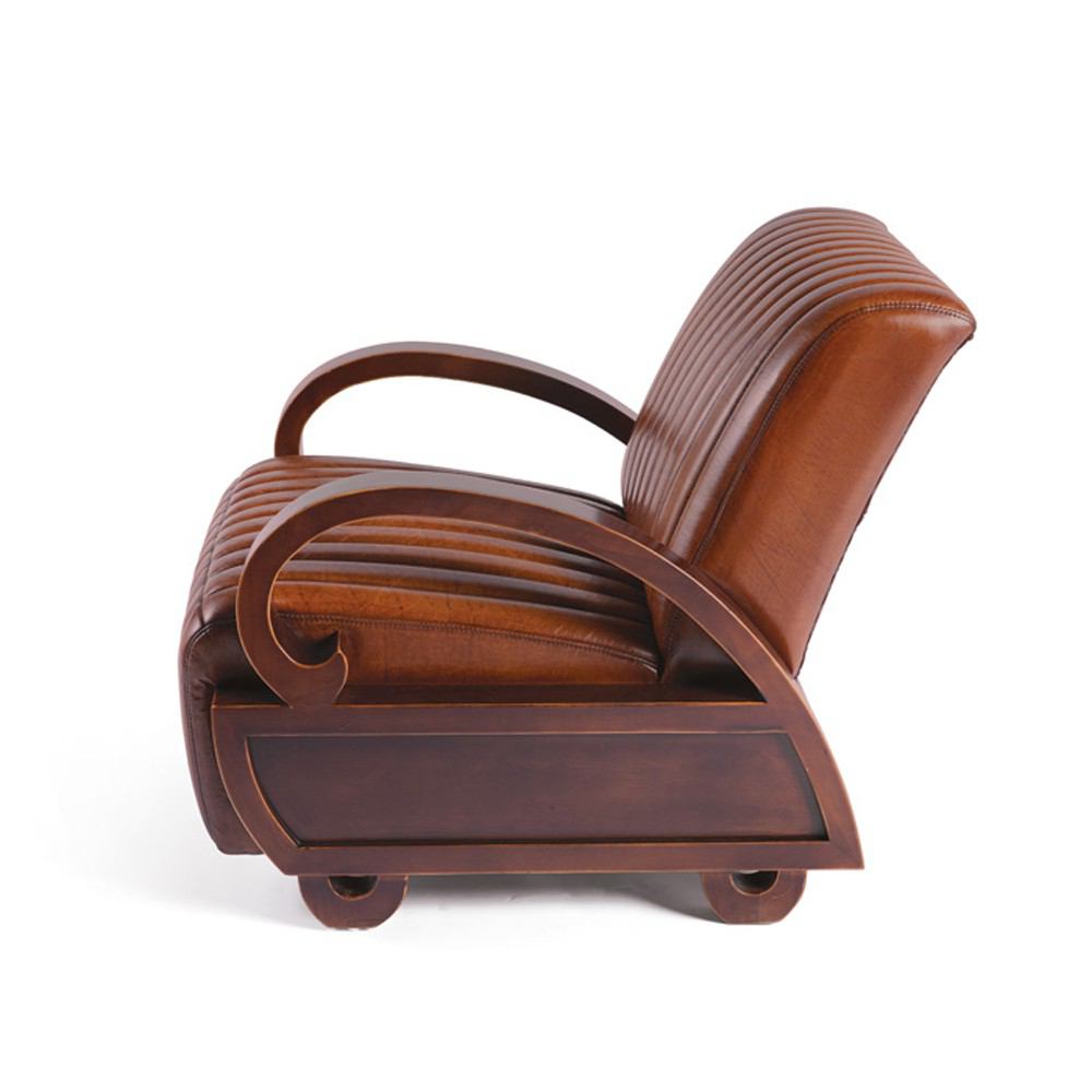 GO Home Darmody Leather Chair | Armchairs | Modishstore - 3
