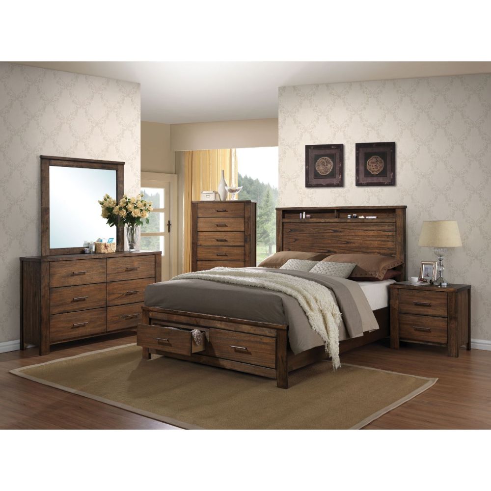 Merrilee Eastern King Bed By Acme Furniture | Beds | Modishstore - 2