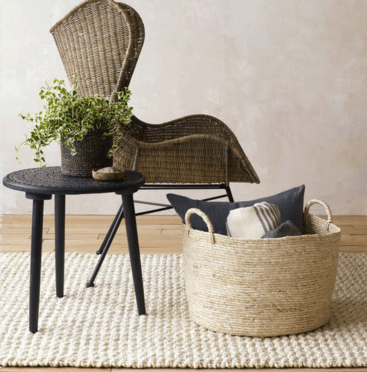 Maiz™ Throw Basket Set of 2 By Texture Designideas | Bins, Baskets & Buckets | Modishstore