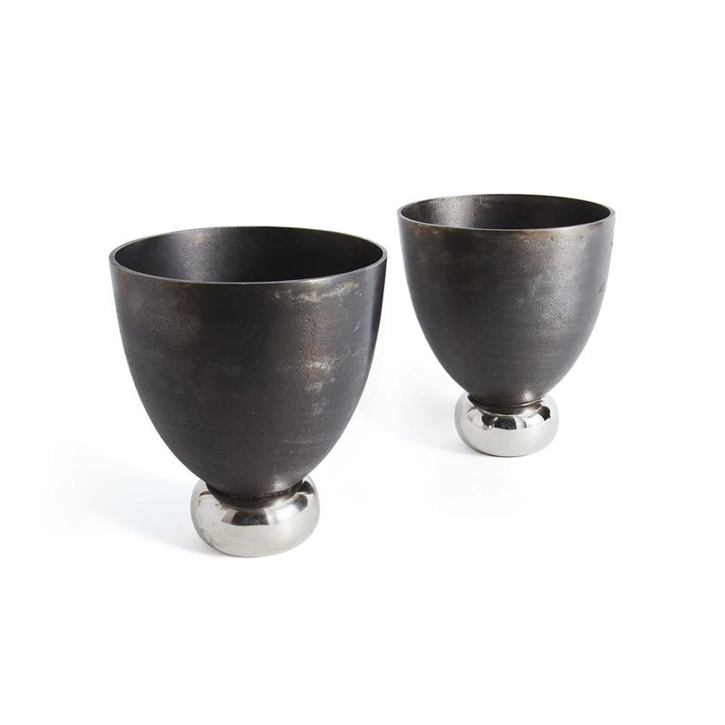 GO Home Pair of Mika Hurricanes | Candle Holders | Modishstore