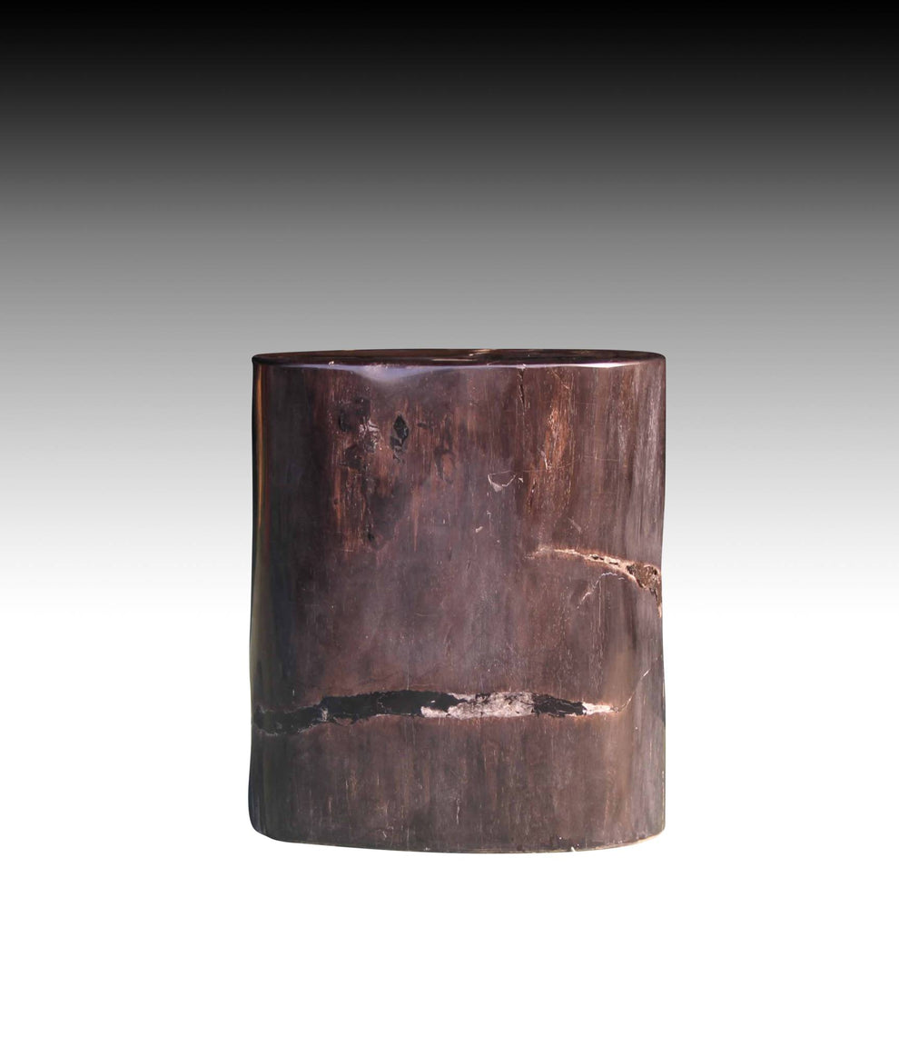 Petrified Wood Log Stool 15"x 8"x18"H - PFST0219/21-2