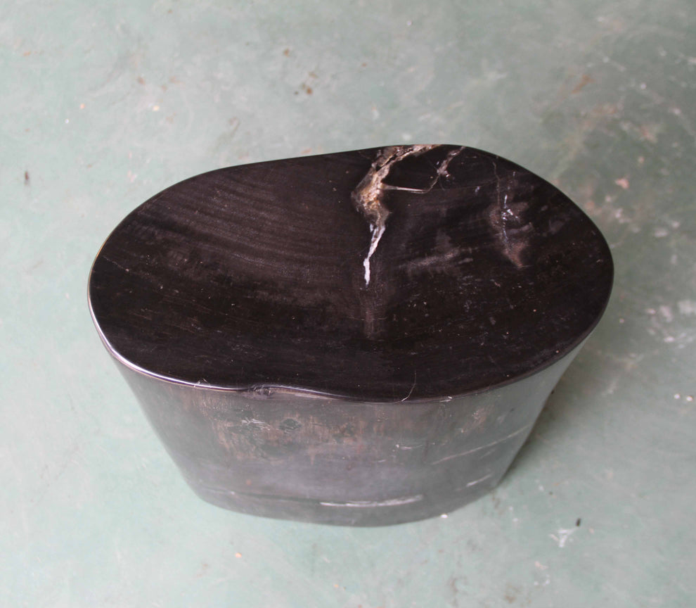 Petrified Wood Log Stool 15"x 8"x18"H - PFST0219/26-7