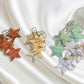 Christmas Star Ornament- String of 5- Silver/Green/Golden/Red-7