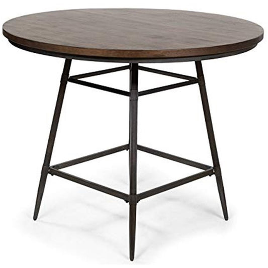 Mullane Industrial Counter Height Table, Weathered Gray  By Benzara | Dining Tables |  Modishstore 