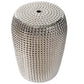 A&B Home Silver Ceramic Stool | Stools | Modishstore - 2