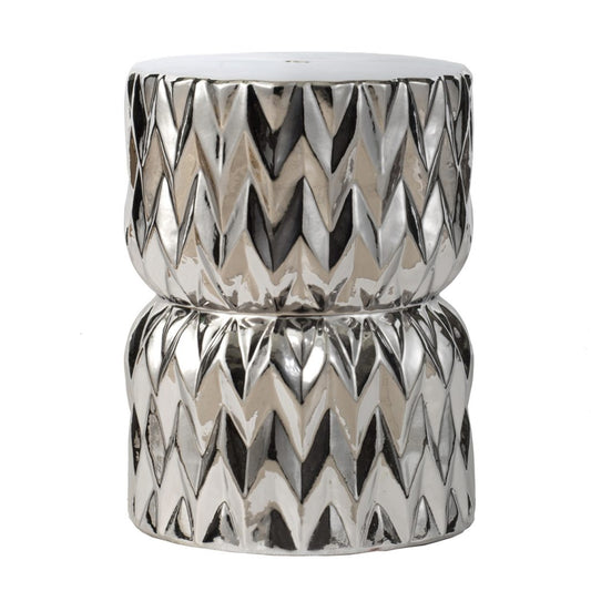 A&B Home Timeless Chevron Pattern Side Table | Side Tables | Modishstore