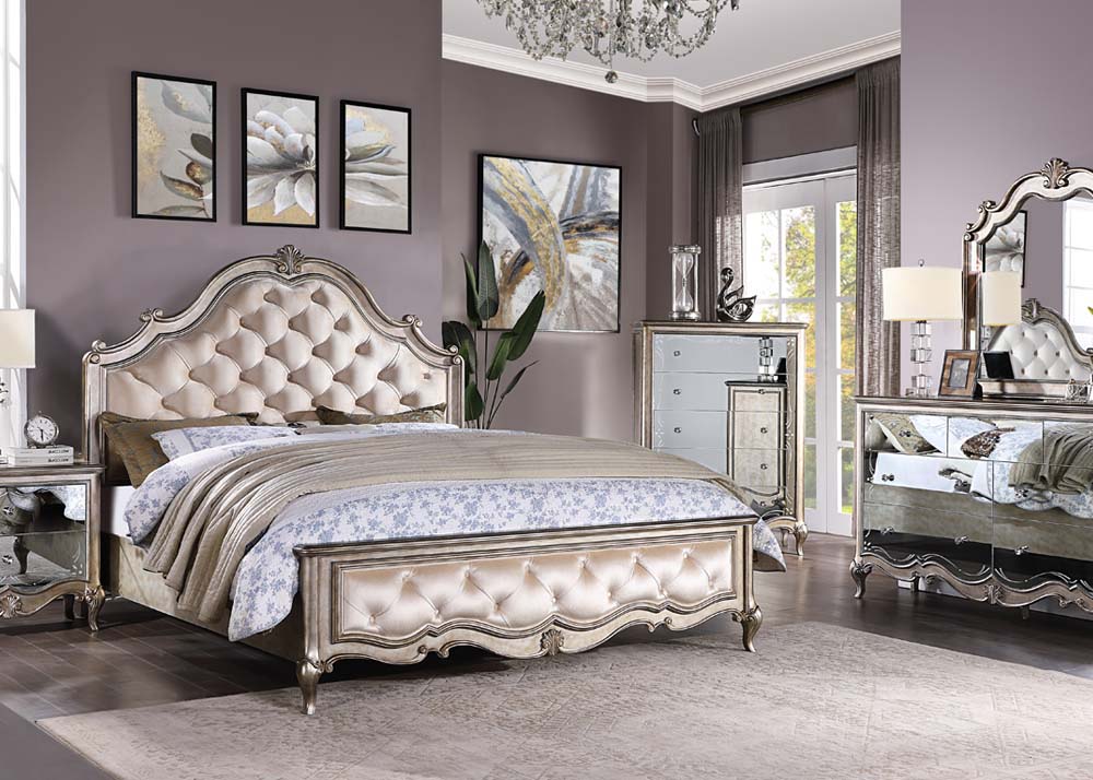 Esteban California King Bed By Acme Furniture | Beds | Modishstore - 3