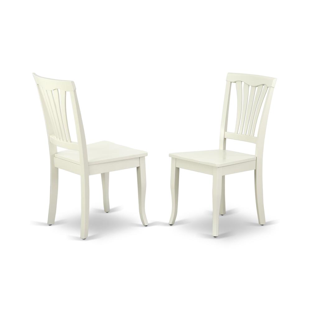 Dining Room Set Linen White DLAV5-LWH-W By East West Furniture | Dining Sets | Modishstore - 4