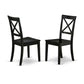 Dining Chair Black BOC-BLK-W By East West Furniture | Dining Chairs | Modishstore