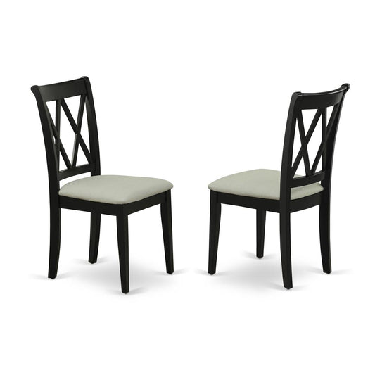 Dining Chair Black CLC-BLK-C By East West Furniture | Dining Chairs | Modishstore