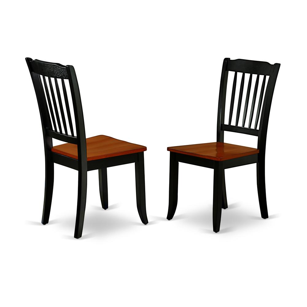 Dining Room Set Black & Cherry QUDA7-BCH-W By East West Furniture | Dining Sets | Modishstore - 4