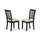 Dining Chair Black DAC-BLK-C By East West Furniture | Dining Chairs | Modishstore