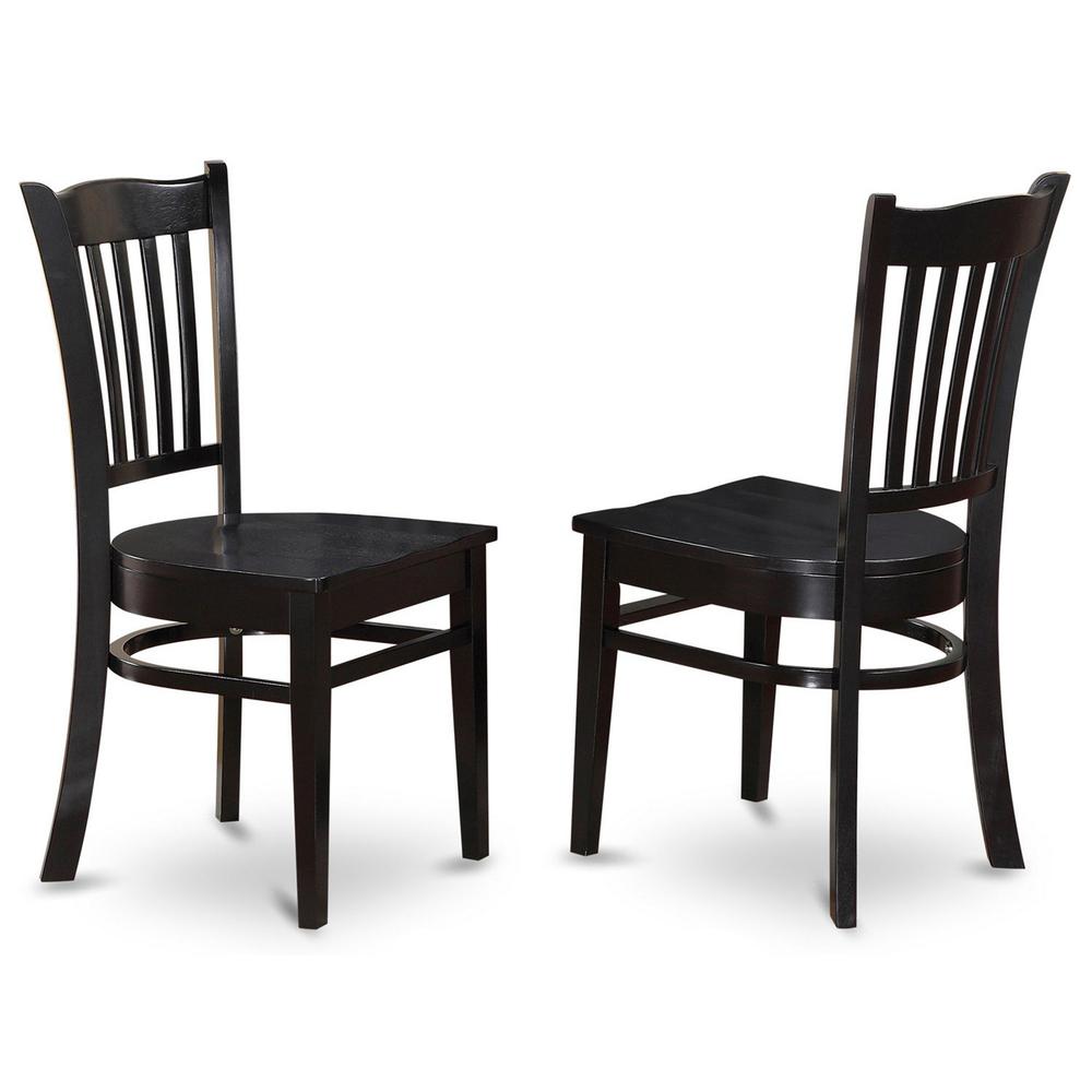 Dining Table - Dining Chairs NOGR3 - BLK - W By East West Furniture | Dining Sets | Modishstore - 4